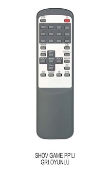 Show Game Pp'Li Gri Oyunlu Tv Kumandası Show Game Pp'Li Gri Oyunlu Tv Kumandası