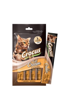 Crocus - 63 - Tavuklu Krema Kedi - Glblseme - Ödülü 4x15g Crocus - 63 - Tavuklu Krema Kedi - Glblseme - Ödülü 4x15g