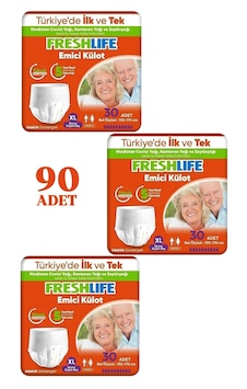 Netkal Freshlife Külot Xlarge Hasta Bezi 3 Paket 90 Adet Netkal Freshlife Külot Xlarge Hasta Bezi 3 Paket 90 Adet