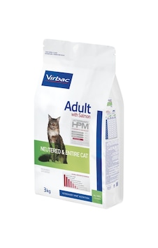 Virbac Adult Cat Salmon Neutered & Entire Kısırlaştırılmış Yetişkin Kedi Maması 3 KG Virbac Adult Cat Salmon Neutered & Entire Kısırlaştırılmış Yetişkin Kedi Maması 3 KG