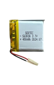 Sertec 503030 3.7v 450mah Li-polymer Pil Devreli/1.5a Sertec 503030 3.7v 450mah Li-polymer Pil Devreli/1.5a