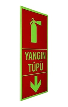İzmir Fırça Metal Levha Yangın Tüpü 25,5 36cm