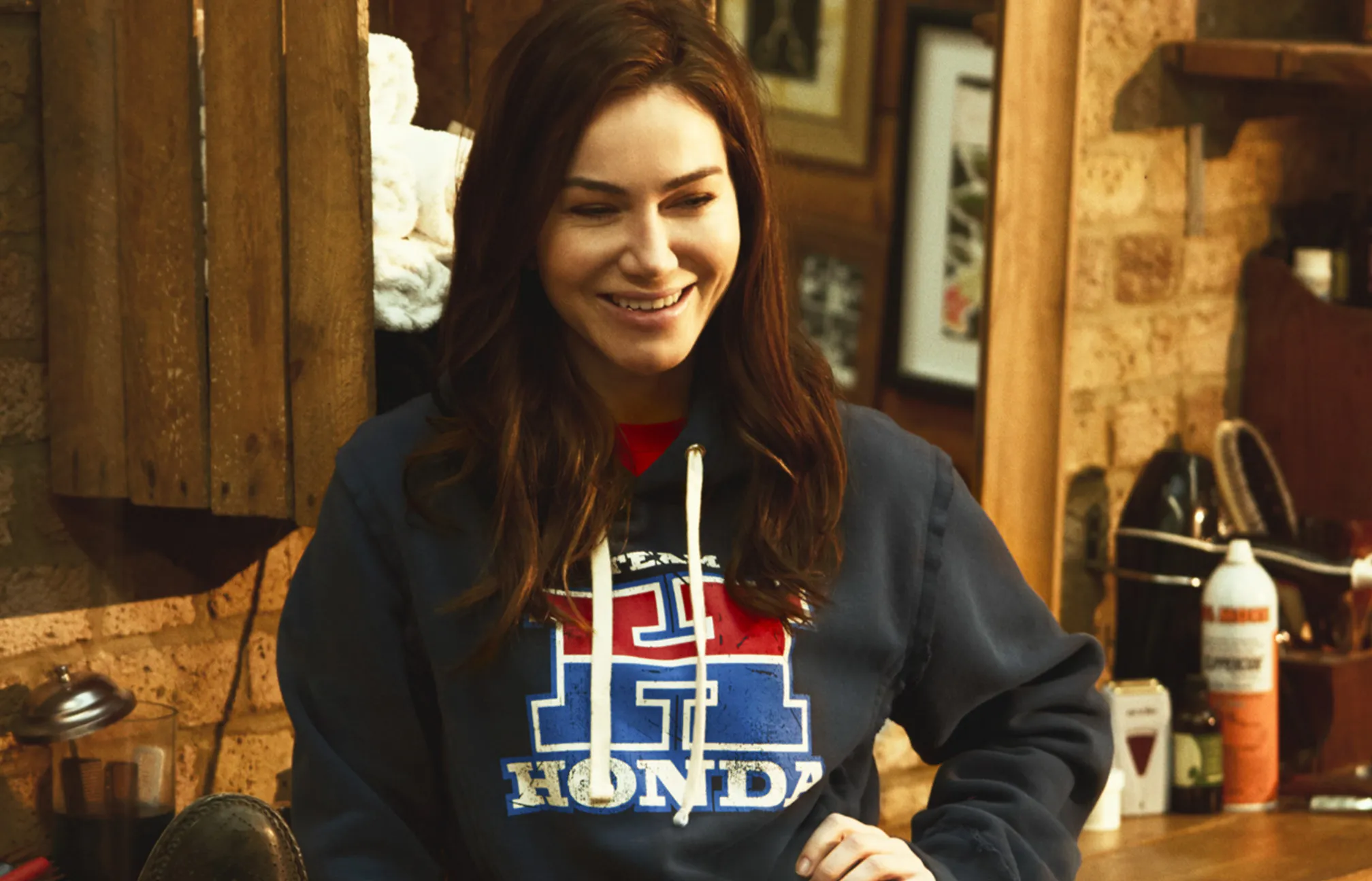 Honda Collection Honda H Logolu Kapüşonlu Lacivert Sweatshirt Honda Collection Honda H Logolu Kapüşonlu Lacivert Sweatshirt