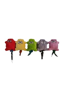 Pet City Catnipli Kurbağa Peluş Kedi Oyuncağı Karışık Renkli Pet City Catnipli Kurbağa Peluş Kedi Oyuncağı Karışık Renkli