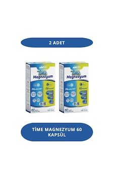 Time Magnezyum 60 Kapsül 2 Adet 1 Time Magnezyum 60 Kapsül 2 Adet 1