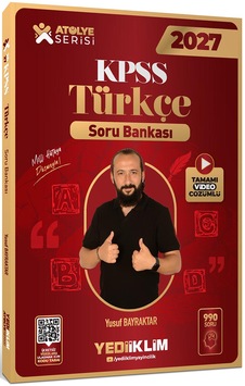 Yediiklim Yayınları 2027 Kpss Atölye Serisi Genel Yetenek Türkçe Tamamı Video Çözümlü Soru Bankası Yediiklim Yayınları 2027 Kpss Atölye Serisi Genel Yetenek Türkçe Tamamı Video Çözümlü Soru Bankası
