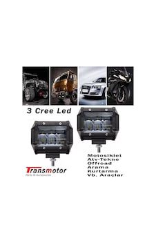 Motosiklet Atv Offroad Tekne Traktör Vb. Araçlar İçin Sis Farı Seti