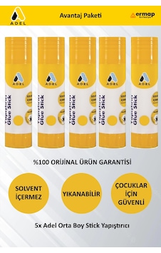 Stick Prit Yapıştıcı Seti Küçük Boy 5x21gr Stick Prit Yapıştıcı Seti Küçük Boy 5x21gr