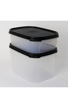 Tupperware Kompaktüs Set 850 ML 1.9 Lt 2Li Şeffaf