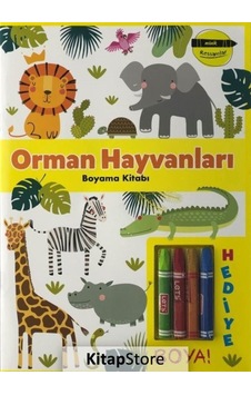 Minik Ressamlar Orman Hayvanları Boyama Kitabı