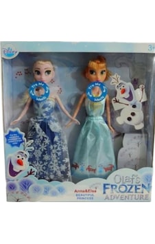 Karlar Ülkesi Frozen Şarkı Söyleyen Elsa Ve Anna 2'Li Bebek Karlar Ülkesi Frozen Şarkı Söyleyen Elsa Ve Anna 2'Li Bebek