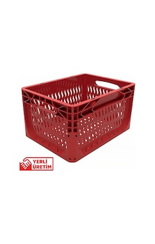 Alpbx Delikli Kırmızı Plastik Kasa 40x30x22 Cm - Sepet 21 Litre Alpbx Delikli Kırmızı Plastik Kasa 40x30x22 Cm - Sepet 21 Litre