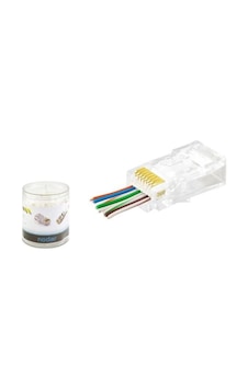 Nodar Nd2407 Cat6 Ez Rj45 Konnektör 100 Adet Plastik Kutu Nodar Nd2407 Cat6 Ez Rj45 Konnektör 100 Adet Plastik Kutu