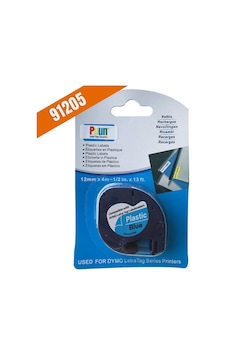 Puun Dymo Letratag 59426 Plastik Mavi Etikete Siyah 91205 12MM x Puun Dymo Letratag 59426 Plastik Mavi Etikete Siyah 91205 12MM x