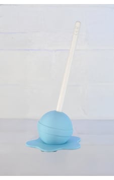 Eriyen Lolipop Apple Pen Ve Kalem Tutacağı Mavi Eriyen Lolipop Apple Pen Ve Kalem Tutacağı Mavi