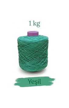 Premium İnce Cotton Zincir Makrome İpi Yeşil 1 Kg - 2 Mm Çanta Runner İpi Premium İnce Cotton Zincir Makrome İpi Yeşil 1 Kg - 2 Mm Çanta Runner İpi