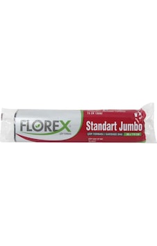 Florex Standart Jumbo Boy Çöp Torbası Siyah 80 x 110 CM Florex Standart Jumbo Boy Çöp Torbası Siyah 80 x 110 CM