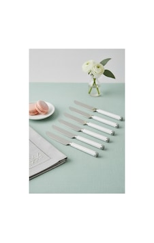 Northcity 6'lı Paslanmaz Çelik Yemek Bıçağı Seti Beyaz Saplı 15 Cm - Keskin Ve Şık Sofra Takımı Northcity 6'lı Paslanmaz Çelik Yemek Bıçağı Seti Beyaz Saplı 15 Cm - Keskin Ve Şık Sofra Takımı