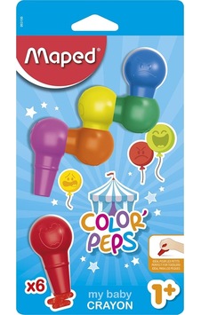 Maped Color'Peps Baby Crayon Pastel Boya 6 Renk Maped Color'Peps Baby Crayon Pastel Boya 6 Renk