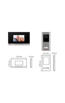 Audio 001460 4.3" Görüntülü Diafon Villa Set Mekanik Butonlu Audio 001460 4.3" Görüntülü Diafon Villa Set Mekanik Butonlu
