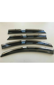 Niken Honda Uyumlu Civic 2012-2016 Model Kromlu Cam Rüzgarlığı 4lü Parça
