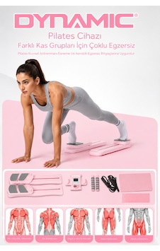 Dynamic Pilates Aleti Katlanabilir Kaydırmalı Egzersiz Sistemi Portable Pilates Reformer - Pembe Dynamic Pilates Aleti Katlanabilir Kaydırmalı Egzersiz Sistemi Portable Pilates Reformer - Pembe