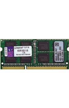 Kingston KVR16S11/8 8 GB DDR3 SODIMM 1600 MHz Notebook Bellek Kingston KVR16S11/8 8 GB DDR3 SODIMM 1600 MHz Notebook Bellek