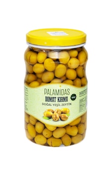 Domat Kırma Yeşil Zeytin 1000 Gr Pet Kavanoz Domat Kırma Yeşil Zeytin 1000 Gr Pet Kavanoz
