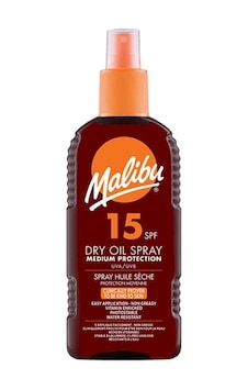 Malibu Güneş Koruyucu Dry Oil Bronzlaştırıcı Sprey SPF15 200ml Malibu Güneş Koruyucu Dry Oil Bronzlaştırıcı Sprey SPF15 200ml