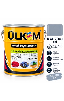 Ülkem 1k Akrilik Zemin Boyası 15kg 15 KG
