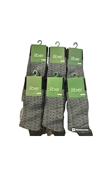 6'lı Paket Jiber Bambu Erkek Çorap 001 6'lı Paket Jiber Bambu Erkek Çorap 001