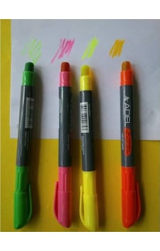 Fosforlu Jel Kalem 12 Adet Adel Yeşil 3+Pembe 3+Sarı 3+ Turuncu Fosforlu Jel Kalem 12 Adet Adel Yeşil 3+Pembe 3+Sarı 3+ Turuncu