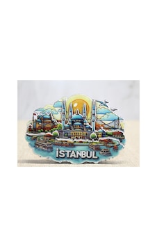 Ahşap İstanbul Temalı Magnet 0.75 LT - 2.5 LT - 12 KG 20483451 Ahşap İstanbul Temalı Magnet 0.75 LT - 2.5 LT - 12 KG 20483451