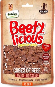 Dentalight Beefy Cube Sığır Etli Köpek Ödül Küpleri 70 Gr
