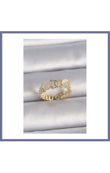 Bezos Pirinç Gold Renk Ayarlanabilir Zirkon Taşlı Beyaz Mineli Birleşik Halka Model Kadın Yüzük Dlra Bezos Pirinç Gold Renk Ayarlanabilir Zirkon Taşlı Beyaz Mineli Birleşik Halka Model Kadın Yüzük Dlra