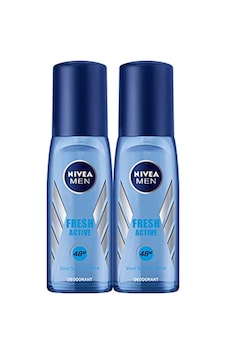 Men Fresh Active Erkek Pump Sprey Deodorant 2 Adetx 75 Ml