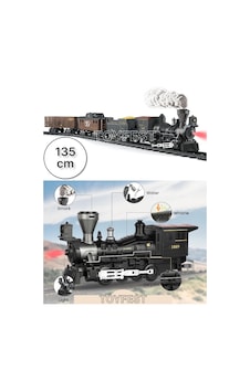 Buharlı Işıklı Ve Sesli Classic Tren Seti - 135 Cm Buharlı Işıklı Ve Sesli Classic Tren Seti - 135 Cm