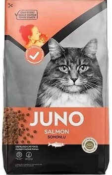 Juno Sterilised Somonlu Kısırlaştırılmış Yetişkin Kedi Maması 15 KG Juno Sterilised Somonlu Kısırlaştırılmış Yetişkin Kedi Maması 15 KG