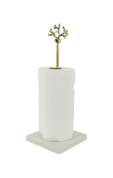Beyaz Mermer Tabanlı Gold Mercan Detaylı Kağıt Havluluk Dekoratif Rulo Havlu Standı-196 Beyaz Mermer Tabanlı Gold Mercan Detaylı Kağıt Havluluk Dekoratif Rulo Havlu Standı-196