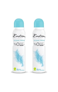 Emotion Ocean Fresh Pudrasız Kadın Sprey Deodorant 2 x 150 ML Emotion Ocean Fresh Pudrasız Kadın Sprey Deodorant 2 x 150 ML