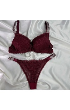 Love Secret Bordo Destekli Dolgulu Sütyen Tanga Takım Love Secret Bordo Destekli Dolgulu Sütyen Tanga Takım