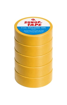 Sn-27921 Sarı 0.13x18mm İzole Pvc Elektrik Yalıtım Bant 5 Li Paket 1 Adet Sn-27921 Sarı 0.13x18mm İzole Pvc Elektrik Yalıtım Bant 5 Li Paket 1 Adet