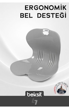 Ergonomik Bel Desteği Gri Gri Gri Ergonomik Bel Desteği Gri Gri Gri