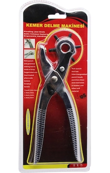 6 Diş Metal Kemer Delme Makinesi Pense