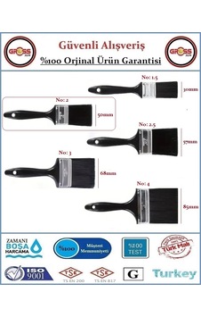 Aldeko Plastik Saplı Yağlı Boya Fırçası - No: 2 Aldeko Plastik Saplı Yağlı Boya Fırçası - No: 2