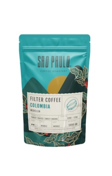 Sao Paulo Colombıa Fılter Coffee 1000 Gram Filtre