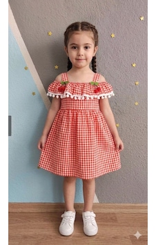 Yağmur Giyim Pembiş Pitikare Desenli Kişrazlı Gofre Kumaş Kız Çocuk Elbise 1-5 Yaş 904 Turuncu Yağmur Giyim Pembiş Pitikare Desenli Kişrazlı Gofre Kumaş Kız Çocuk Elbise 1-5 Yaş 904 Turuncu