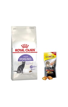 Royal Canin Sterilised 37 Kısırlaştırılmış Yetişkin Kedi Maması 2 KG + Gimcat NutriPockets Somonlu Kedi Ödül Maması 60 G Royal Canin Sterilised 37 Kısırlaştırılmış Yetişkin Kedi Maması 2 KG + Gimcat NutriPockets Somonlu Kedi Ödül Maması 60 G