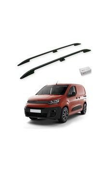 Turtle Citroen Berlingo 2019-2025 / Kısa Şasi Tavan Çıtası Crown Siyah