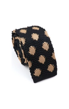 Omark Cotton Golden Snow Örme Kravat Siyah Omark Cotton Golden Snow Örme Kravat Siyah